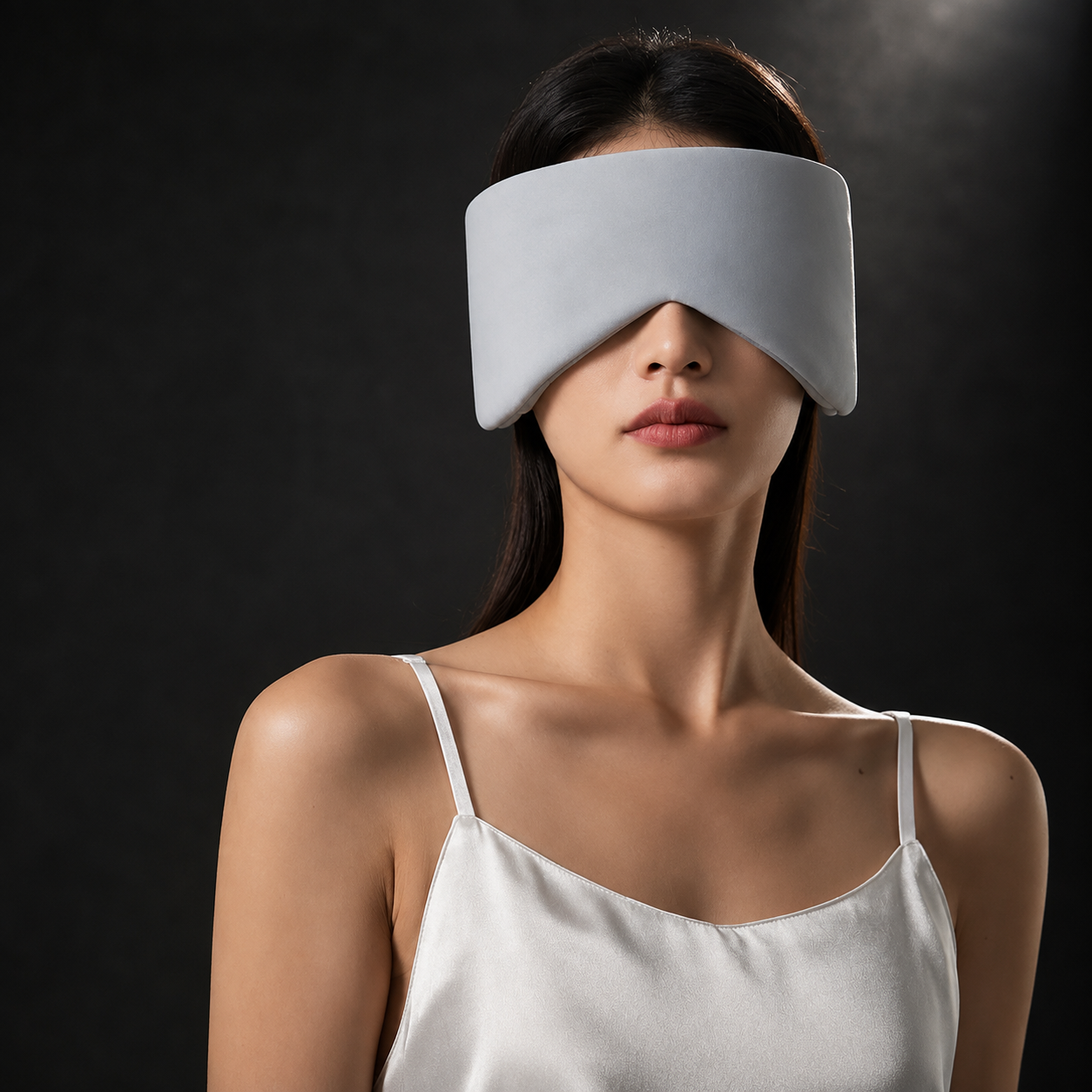 Antifaz para Dormir de Seda Helada — Bloqueo Total de Luz