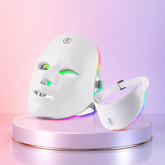 Máscara LED Facial 7 Colores — Terapia de Luz Antiedad