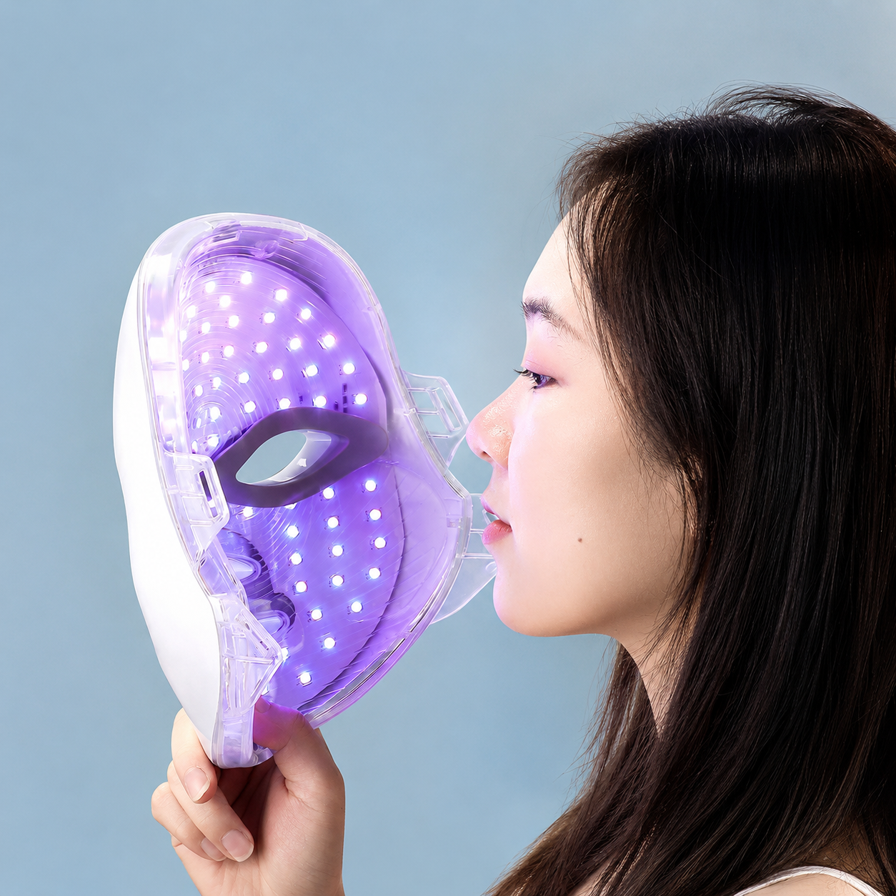 Máscara LED Facial 7 Colores — Terapia de Luz Antiedad
